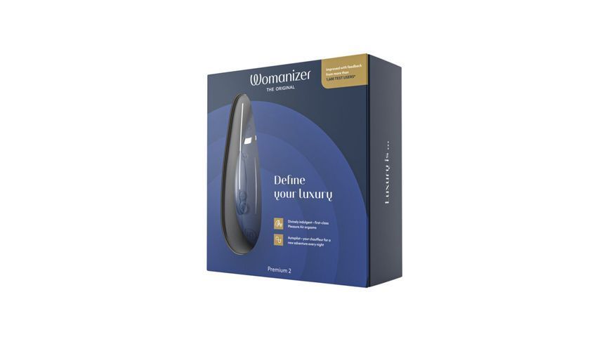 Вакуумний кліторальний стимулятор Womanizer Premium 2 - Blueberry, функції Autopilot та Smart Silence SO8752 фото