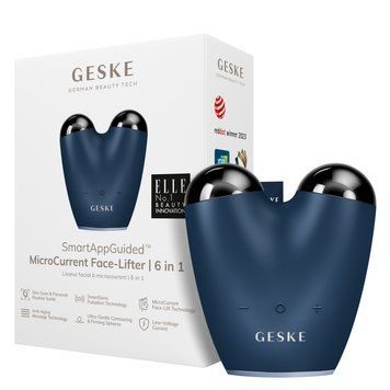 Мікрострумовий підтягувач шкіри обличчя GESKE MicroCurrent Face-Lifter 6в1 midnight HB0133 фото