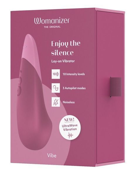 Мінівібратор Womanizer Vibe Dusky Pink, 3 авторежими + 10 рівнів інтенсивності SX2144 фото