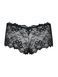Мереживні трусики-шортики Obsessive Idillia shorties black L/XL SX1200 фото 5