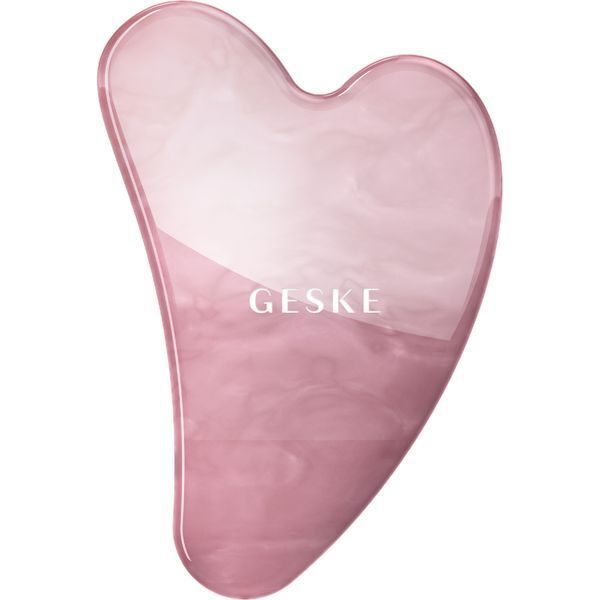 Масажер-скребок гуаша із рожевого кварцу GESKE SmartAppGuided Rose Quartz Gua Sha 5в1 HB0641 фото
