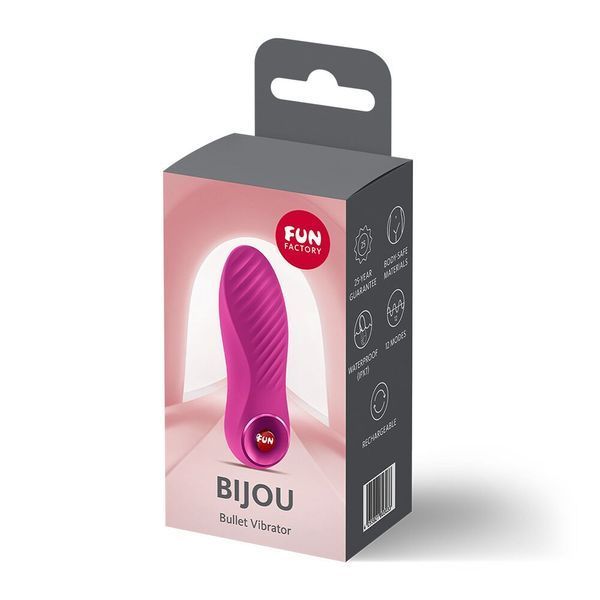 Віброкуля Fun Factory Bijou Magenta, 12 режимів, перезаряджувана SX3300 фото