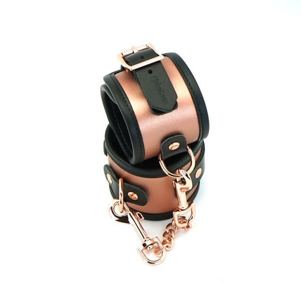 Наручники Liebe Seele Rose Gold Memory Wrist Cuff, натуральна шкіра, золото рожеве SO9496 фото