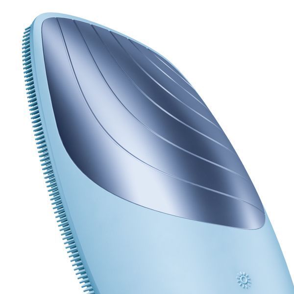 Електронна звукова термо щітка для обличчя GESKE Sonic Thermo Facial Brush 6в1 aquamarine HB0083 фото