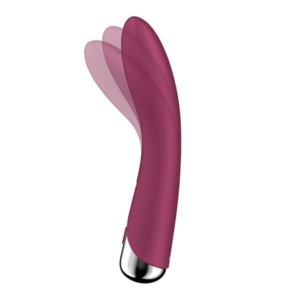 Вібратор точки G з обертанням Satisfyer Spinning Vibe 1 Red, 2 мотори SX0558 фото
