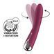 Вібратор точки G з обертанням Satisfyer Spinning Vibe 1 Red, 2 мотори SX0558 фото 1