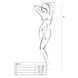 Бодістокінг Passion BS071 white, комбінезон на бретелях PBS071W фото 4