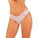 Напівпрозорі трусики Obsessive Heavenlly panties XS/S, відкриті сідниці SO8169 фото 1