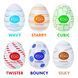 Набір мастурбаторів-яєць Tenga Egg Standard 3 Pack 2 (Twister, Bouncy, Silky) SX4024 фото 6