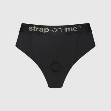 Трусики з фіксацією дилдо Strap-On-Me Harness Lingerie Idole - M - Black SX3514 фото