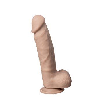 Фалоімітатор SilexD Tomas Real Skin Flesh MODEL 1, реалістичний, на присосці, діаметр 4,9 см SX1288 фото