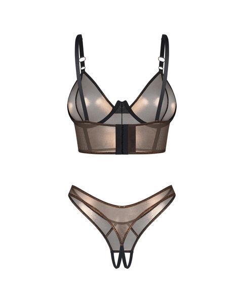 Комплект Obsessive Soranna top & crotchless thong S/M SX3624 фото