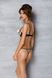 Еротичний комплект Passion MARINA SET WITH OPEN BRA, L/XL, beige, відкриті чашки SO9732 фото 7