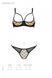 Еротичний комплект Passion MARINA SET WITH OPEN BRA, L/XL, beige, відкриті чашки SO9732 фото 5