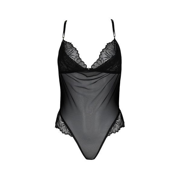 Боді Passion DELIENA BODY XXL/XXXL, black SO8417 фото