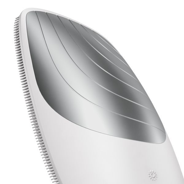 Електронна звукова термо щітка для обличчя GESKE Sonic Thermo Facial Brush 6в1 white HB0084 фото