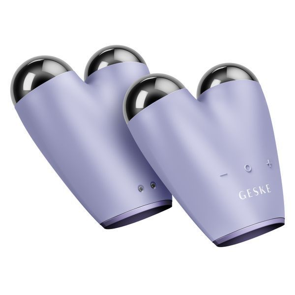 Мікрострумовий підтягувач шкіри обличчя GESKE MicroCurrent Face-Lifter 6в1 purple HB0134 фото