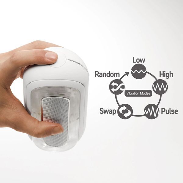 Мастурбатор Tenga Flip Zero Gravity Electronic Vibration White SX3178 фото