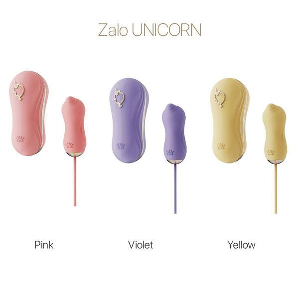 Набір 2в1 Zalo &mdash; UNICORN Pink, віброяйце + вакуумний стимулятор SO6684 фото