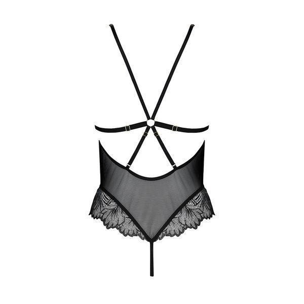 Боді Passion DELIENA BODY XXL/XXXL, black SO8417 фото