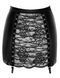Спідниця Noir Handmade F341 Powerwetlook and lace skirt - 3XL SX2133 фото 8