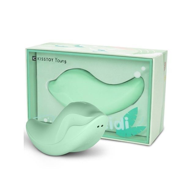 Вібратор та кліторальний стимулятор KISSTOY Heidi Green SX3313 фото