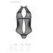 Сітчасте боді з мереживом на грудях Passion SATARA BODY S/M black SO8470 фото 5