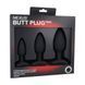Набір анальних пробок Nexus Butt Plug Trio (м'ята упаковка!!!) SO2743-R фото 3
