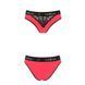Трусики з широкою резинкою і мереживом Passion PS001 PANTIES XL, red-black SO4170 фото 4