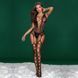 Бодістокінг JSY 7960 з імітацією панчіх One Size Black, декольте, бічні вирізи, відкритий доступ SO6889 фото 2