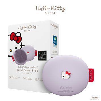 Щітка для обличчя GESKE Facial Brush 3в1 by Hello Kitty purple HB0237 фото