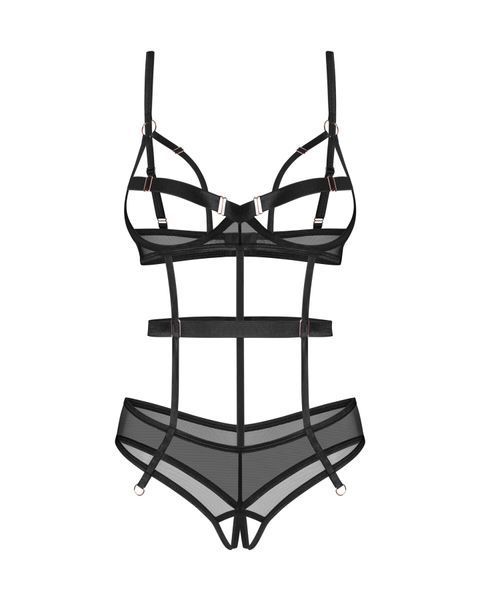 Боді Obsessive Euridia crotchless teddy M/L SX3575 фото