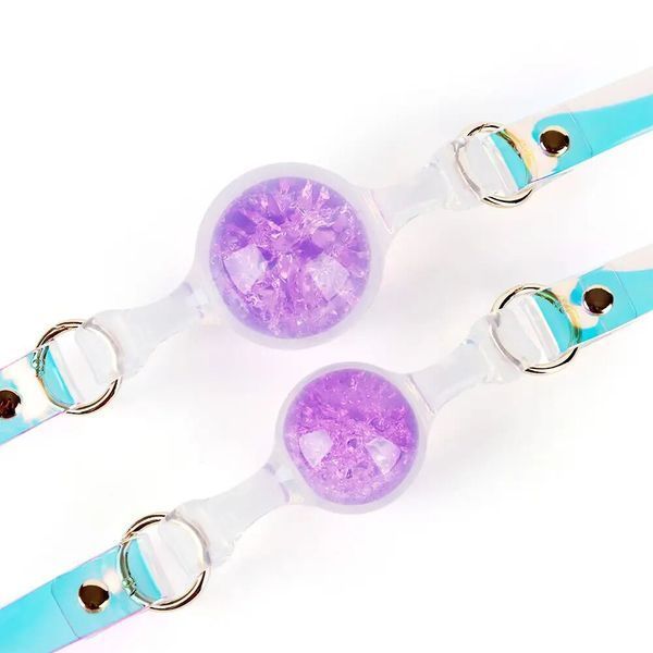 Кляп Liebe Seele Crystal Ball Gag - Purple (Small Ball) SX4854 фото