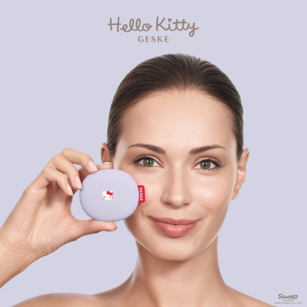 Щітка для обличчя GESKE Facial Brush 3в1 by Hello Kitty purple HB0237 фото
