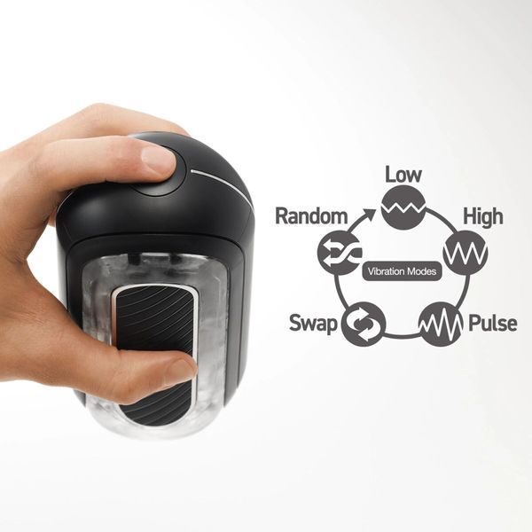 Мастурбатор Tenga Flip Zero Gravity Electronic Vibration Black SX3179 фото