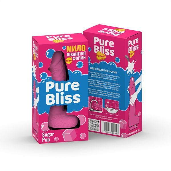 Ароматне мило пікантної форми Pure Bliss Pink Sugar Pop (Жуйка) 18 см SX3028 фото