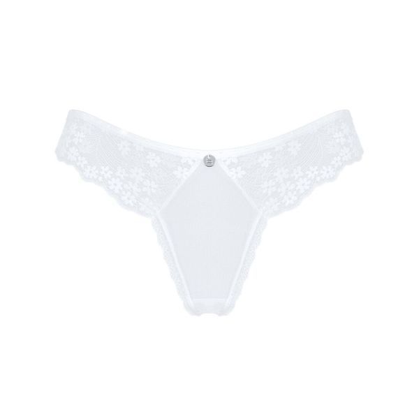 Напівпрозорі трусики Obsessive Heavenlly panties XL/2XL, відкриті сідниці SO8171 фото