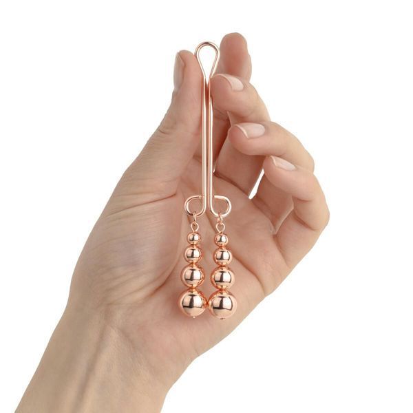 Затискач для клітора Rosy Gold - Clitoris Clamp - Subtle Weight SX3899 фото