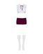 Еротичний костюм студентки Obsessive Student 4 pcs costume S/M, топ, спідниця, стринги, гольфи SO7731 фото 5