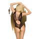 Боді Penthouse Runway Queen XL Black, виріз на спині, плетіння в зоні декольте та на спинці SO6468 фото 2