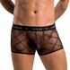Чоловічі прозорі боксери Passion 032 SHORT JAMES L/XL Black, сітка SO7567 фото 1