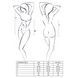 Боді Passion CHARMING BODY XXL/XXXL, black EL11003 фото 3