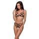 Трусики зі стреп Passion Exclusive NICKY THONG XXL/XXXL, black SO7648 фото 1
