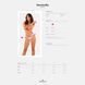 Напівпрозорі трусики Obsessive Heavenlly panties XL/2XL, відкриті сідниці SO8171 фото 7