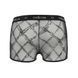 Чоловічі прозорі боксери Passion 032 SHORT JAMES L/XL Black, сітка SO7567 фото 6