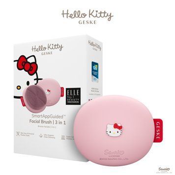 Щітка для обличчя GESKE Facial Brush 3в1 by Hello Kitty pink HB0238 фото