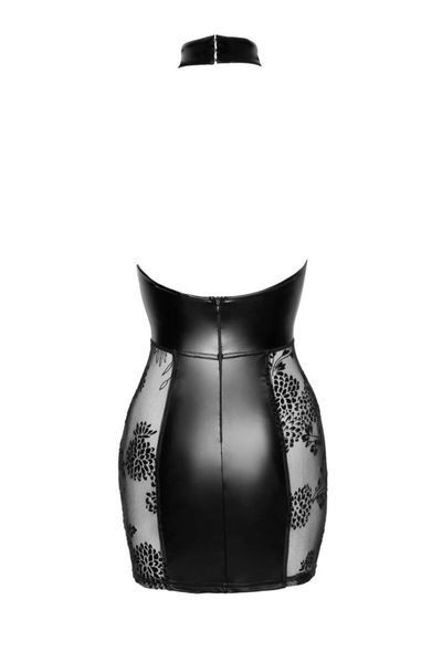 Сукня Noir Handmade F238 Short tulle dress with powerwetlook inserts, XXL SX0131 фото