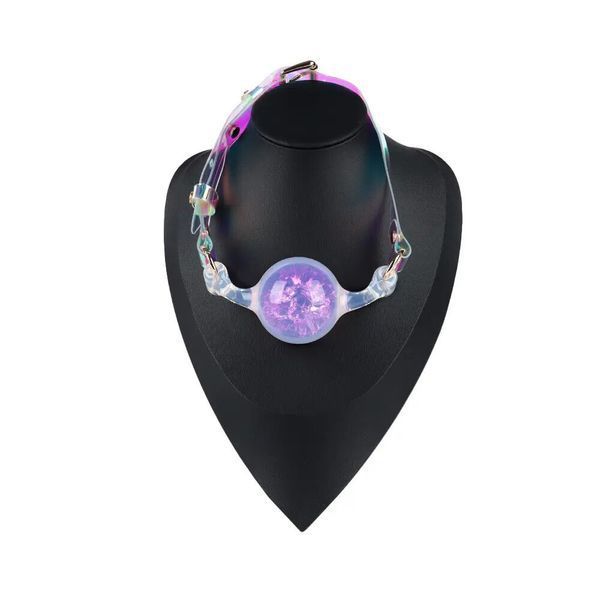 Кляп Liebe Seele Crystal Ball Gag - Purple (Large Ball) SX4855 фото