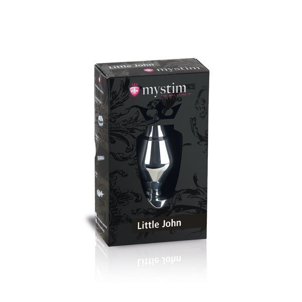 Металева анальна пробка Mystim Little John для електростимулятора, діаметр 4см SX3194 фото