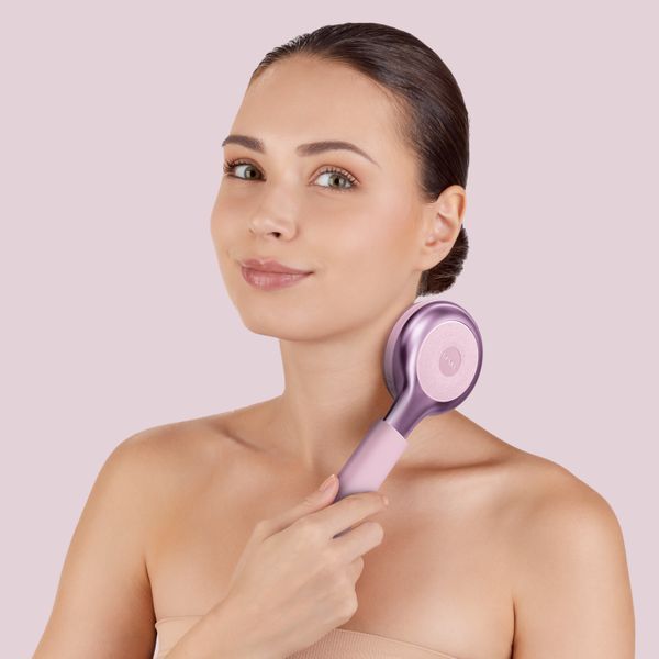 Ультразвукова щітка для всього тіла GESKE Sonic Full-Body Brush&Intensive Exfoliator 8в1 pink HB0379 фото